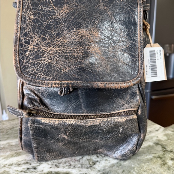 Bed Stu Handbags - Beautiful Bedstu Brandy Backpack/Crossbody – Black Lux VERY Rare, Retired